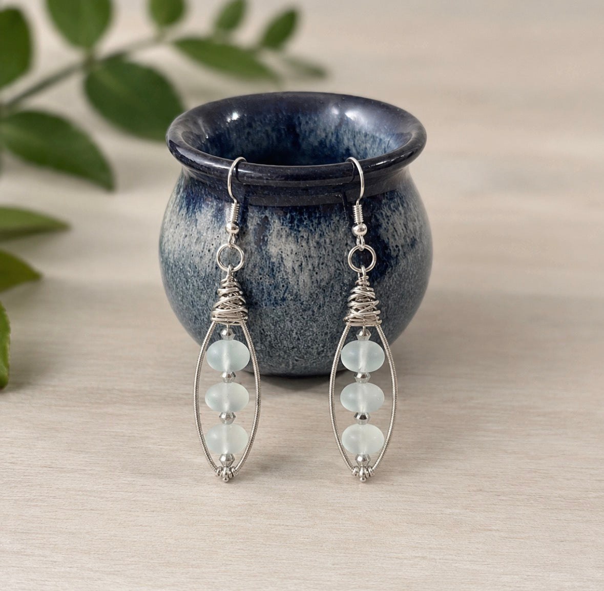 Sea Sharp Oblong Earrings