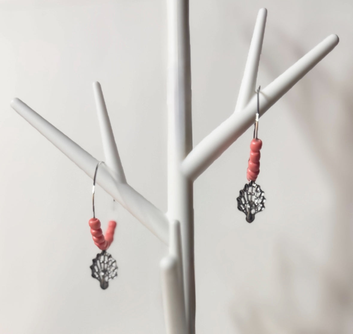 Coral Earrings